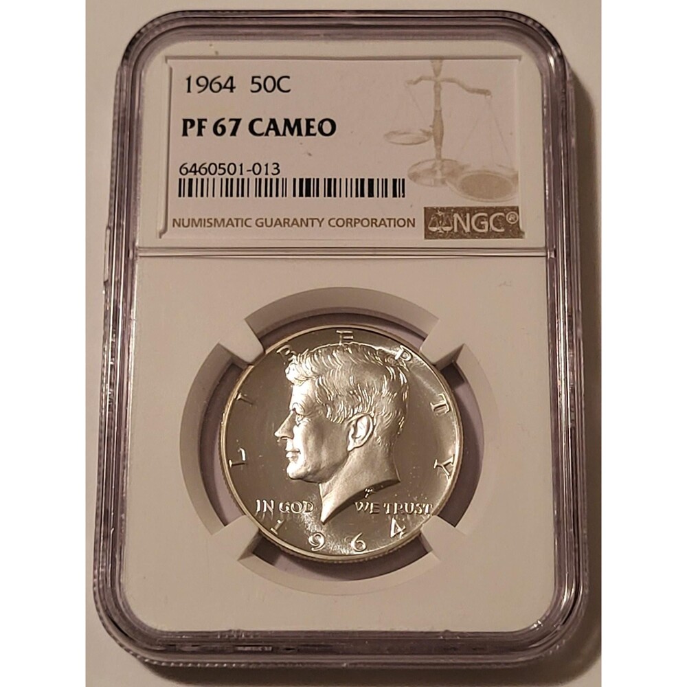 1964 Kennedy Silver Half Dollar Proof PF67 Cameo NGC